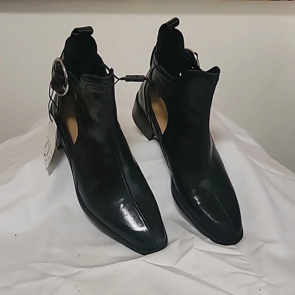 Zara | Shoes | Zara Flat Heel Buckle Boots Wopenings Nwt Size 37 Black | Poshmark Zara | Shoes | Zara Flat Heel Buckle Boots Wopenings Nwt Size 37 Black | Poshmark
